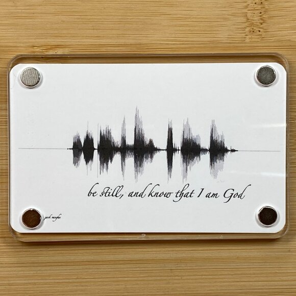 Be Still, And Know That I Am God Soundwave Magnet - Picture 2 of 3